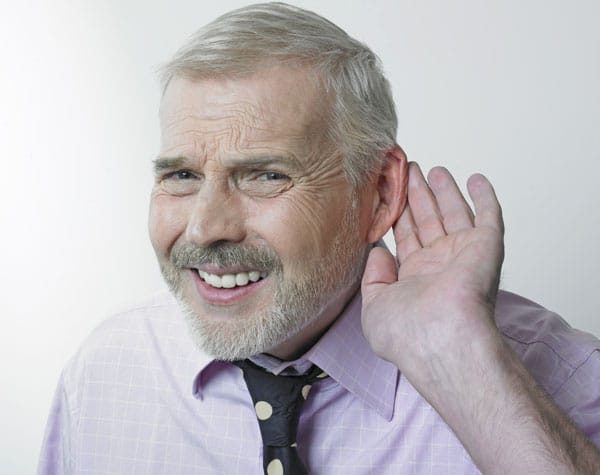 Man with Hearing Loss